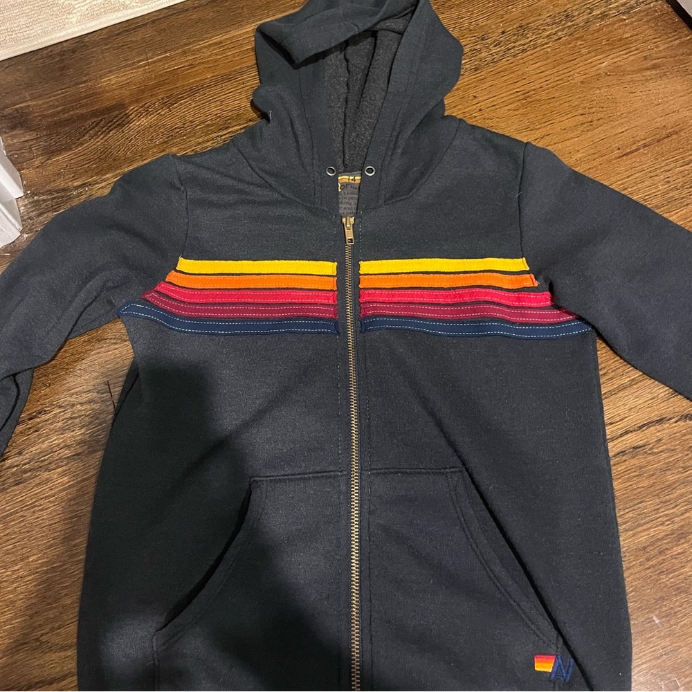 Aviator nation zip up hoodie